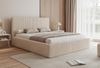 Compleo Polsterbett ASTA, Slim und elegant, grober Cordstoff, Designbett, mit Bettkasten, ohne Matratze Bild 4
