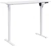 Vente-unique - ELAVANO Büromöbel Holz, Platte Weiß - B 60 cm x H 115 cm70,5 cm x L 140 cm Bild 4