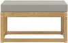 vidaXL Outdoor Hocker Bank Weiß 80 x 43 x 45 cm Massivholz Akazie 901669 Bild 3