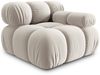 Micadoni Eckmodul Bellis Rechts Samt Bluvel Dunkelbeige Bild 2