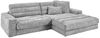 KAWOLA Sofa LANA Ecksofa Cord hellgrau Recamiere rechts 83 x 205 x 296 cm Bild 2