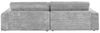 KAWOLA Sofa LANA Ecksofa Cord hellgrau Recamiere rechts 83 x 205 x 296 cm Bild 5