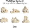 Bellabino 'Nile' Spielsofa mit Toren, 8-tlg, Cord, beige, faltbare Kindercouch, abnehmbarer & waschbarer Bezug, Kindersofa aus Schaumstoff Bild 4