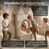 Bellabino 'Nile' Spielsofa mit Toren, 8-tlg, Cord, beige, faltbare Kindercouch, abnehmbarer & waschbarer Bezug, Kindersofa aus Schaumstoff Bild 3