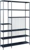 Standregal Rælingen 180x120x33 cm Schwarz [en. casa] Bild 2