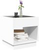 Couchtisch, Sofatisch mit Infinity-LED Weiß 50x50x50 cm Bild 5