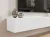 Vente-unique - DANTAY TV Möbel Holz, Platte Weiß - B 32 cm x H 25 cm x L 200 cm Bild 3