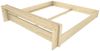 Familien-Nesterl Doppelbett 180 220 23 Fichte mit Ablage Bild 3