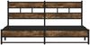 vidaXL Metallbett ohne Matratze Räuchereiche 193x203 cm 3308488 Bild 4