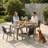 HOMALL Gartenstuhl Stapelbare Aluminiumstühle Outdoor Stühle 2/4/6er Set, Bis 160kg (Gewicht ca. 3,5 kg, erhältlich in drei Farben, geeignet für Camping, Pool, Grillszenarien (ohne Tisch), 6 St) Bild 3