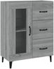 Sideboard Grau Sonoma 69,5 x 34 x 90 cm Holzwerkstoff [817367] Bild 2