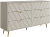 Vente-unique - Kommode mit 6 Schubladen - Beige - TEODA von Pascal Morabito Bild 2
