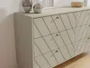 Vente-unique - TEODA Kommode Holz, Platte Beige - B 40 cm x H 80 cm x L 140 cm Bild 5