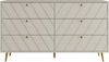 Vente-unique - Kommode mit 6 Schubladen - Beige - TEODA von Pascal Morabito Bild 3