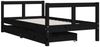 vidaXL Kinderbett mit Schubladen Schwarz 80x160 cm Massivholz Kiefer 834416 Bild 3