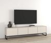 OTTO home Lowboard Loft, Breite 208,5 cm, TV-Board mit 4 Klappen, Metallkufen, TV-Kommode mit viel Stauraum, push-to-open-Funktion Bild 3