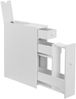 Badezimmerschrank 'Kihniö' Nischenregal Küchenschrank mit Schubladen Badschrank, schmal, weiß, 58 x 16 x 48 cm Bild 3