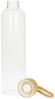 elasto Trinkflasche 750 ml Wasserflasche Bamboo Glasflsache inkl. Neoprentasche, Sportflasche, Für Unterwegs, Bottle, Schule und Arbeit, Kautschukhülle Bild 4