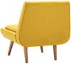 vidaXL Polsterstuhl Gelb Stoff 246986 Bild 5