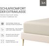 Jersey Spannbettlaken hellblau 180x200 - 200x220 cm Höhe bis 25cm Bild 2