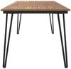 vidaXL Gartentisch Haarnadel-Tischbeine 180x90x75 cm Akazie Massivholz 319521 Bild 4