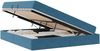 vidaXL Aufbewahrungsbett mit Matratze Dunkelblau 180 x 200 cm Samt 3399740 Bild 2