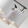 Elstead Balance Pendelleuchte 5-flammig schwarz Lampenschirm weiss E27 Bild 3