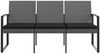 vidaXL Gartenbank 3-Sitzer mit Kissen Dunkelgrau PP-Rattan 360214 Bild 3