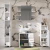 Badmöbel-Set Ilias Weiß 4 Teile Vicco Bild 4