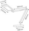 Hansa LED-Arbeitsleuchte 4 Work, anthrazit, mit Fuß u Klemme Bild 5
