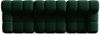 Micadoni Modulares Sofa Bellis 3-Sitzer Samt Bluvel Flaschengrün Bild 3