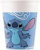 Procos Becher Disney Stitch - 8 Partybecher - ca. 200 ml, 8-tlg, Papier Bild 3