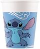 Procos Becher Disney Stitch - 8 Partybecher - ca. 200 ml, 8-tlg, Papier Bild 2