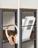 Vasagle Regal mit 3 Ebenen, Bücherregal, Standregal mit 9 Fächern, für Wohnzimmer, Schlafzimmer, Arbeitszimmer, Küche, 30 x 100 x 103,1 cm, vintagebraun-schwarz LLS112B01 Bild 4