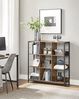 Vasagle Regal mit 3 Ebenen, Bücherregal, Standregal mit 9 Fächern, für Wohnzimmer, Schlafzimmer, Arbeitszimmer, Küche, 30 x 100 x 103,1 cm, vintagebraun-schwarz LLS112B01 Bild 3