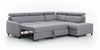 AX LIVING Ecksofa mit Schlaffunktion Grau Olettio L-Form 265cm R Bild 5