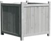 50x50 Blumenkübel Pflanzkasten Blumentrog Blumentopf Blumenkübel Übertopf grau Bild 2