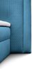 Boxspringbett Schlafzimmerbett CEDRIC 120x200cm Stoff Magic Velvet Blau Bild 3