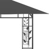 vidaXL Pavillon mit Moskitonetz 4x3x2,73 m Anthrazit 180 g/m² 47973 Bild 5