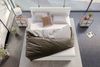 Boxspringbett Valerio Webstoff - Webstoff - weiß - 200x200 cm Bild 5