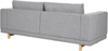 3-Sitzer Sofa hellgrau NIVALA Bild 5