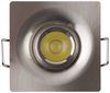 10x LED Mini Spot Einbustrahler inkl. Trafo 2W Eckig Edelstahl (matt) Neutralweiß Bild 4
