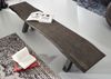 Bank Akazie 180x38x46 grau lackiert IRON LABEL #146 Bild 2