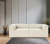 2-Sitzer-Sofa, 'Fora', 66 x 105 x 214, Ekru Bild 5