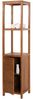 Mendler 'HWC-M84' Badschrank, hochwertiges B-Grade-Teak natur, 40 x 40 x 180 cm Bild 1