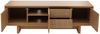 TV-Rack HWC-O34, TV-Board Fernsehtisch Lowboard Kommode, Schubladen Ablagen, Melamin 51,5x150x39,5cm ~ Ulme natur Bild 5