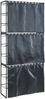Schuhregal Sel mit Vorhang 3er Set Schwarz [en. casa] Bild 2