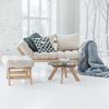 Marior HOME ''ALLEGRO'' Klappsofa, Buchenholz, Natürlich, Creme Bild 4