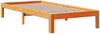 vidaXL Massivholzbett mit Regal ohne Matratze Wachsbraun 75x190 cm 3322572 Bild 5