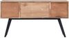 vidaXL Beistellschrank 110x30x75 cm Massivholz Teak 285314 Bild 4